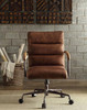 Floyd Leather Executive Office Chair Front View