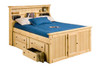 Prescott Natural Full Size Captains Bed