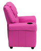 Child Recliner Vinyl with Headrest Side View
