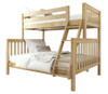 Bennett Natural Twin over Queen Bunk Bed