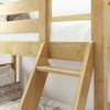 Bennett Natural Twin over Queen Bunk Bed Ladder Opening Detail Room