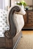 Lucinda Upholstered Sleigh Bed Footboard Detail