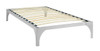 Marcus Silver Twin Size Platform Bed Frame Only