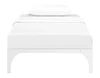Marcus White Full Size Platform Bed Front View
