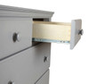 Almere Gray 5 Drawer Chest Drawer Detail