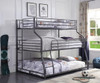 Kani Metal Twin XL over Full XL over Queen 3 Bed Bunk Bed Room