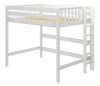 Crystal White Full XL College Loft Beds-No Mattresses