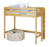 Becks Natural Twin XL College Loft Bed
