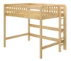 Becks Natural Full XL College Loft Bed-No Mattresses