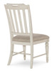 Westport Weathered White Farmhouse Kitchen Chairs Back View