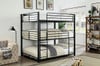 Hugo Metal Full Size Three Bed Bunk Bed Room