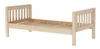Lingo Natural Finish Kids Twin Bed-Slatted Ends