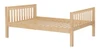 Lingo Natural Finish Kids Full Size Beds-Slatted Ends