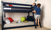 Brody Blue Low Bunk Beds for Kids Kids on Ladder Room