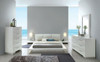 Sage Platform Bed White lifestyle room