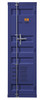 Shipping Container Blue Metal Wardrobe Front View