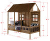 Front Porch Weathered Wood Twin House Bed Dimensions