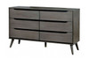Gunnar Grey 6 Drawer Dresser
