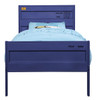 Shipping Container Blue Metal Bed Frame