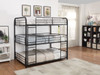 Mitchell Black Metal Triple Full Bunk Bed Room