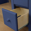 Baldwin Blue Twin Loft Bed with Desk and Storage Chest Drawer Detail