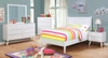 Cadelle White Platform Bed Full Room