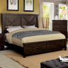 Booker Dark Walnut Panel Bed shown with Optional Chest Room