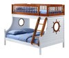 Norton Ship Wheel Twin over Full Bunk Bed