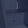 Braxton Blue Twin Loft Bed with Stairs and Desk Stair Detail
