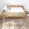 Becks Natural High Queen Loft Bed Top View Room
