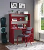 Shipping Container Red Metal Desk lifestyle