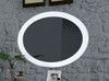 Cadelle White Oval Mirror Room