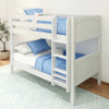 Southern Shores White Twin Low Bunk Beds Room