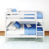 Southern Shores White Twin Low Bunk Beds Front View Room