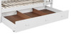 Anaya White Optional Twin Storage Trundle with Dividers