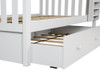 Anaya White Optional Twin Storage Trundle shown with Slats