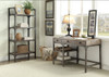 Karl Driftwood Metal and Wood Bookcase collection