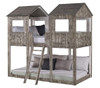 Fort Friday Weathered Grey Twin Junior Bunk Bed