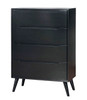 Decker Black 4 Drawer Chest