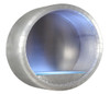 Malcolm Vintage Aluminum Wall Rack with LED Light