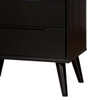 Decker Black Clothing Armoire leg detail