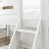Lily White Twin over Queen Bunk Bed Ladder Opening Detail Room