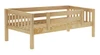 Devon's Natural Twin Size Toddler Daybed-Slatted Ends