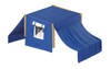 Devon's Natural Blue/White Top Tent