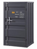 Shipping Container Gray Metal Chest
