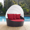 South Beach Patio Canopy Day Bed Red Poolside