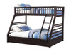 Trevor Espresso Twin over Queen Bunk Bed with Drawers