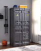 Shipping Container Gray Metal Storage Cabinet Room