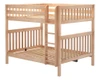 Bennett Natural Full XL Bunk Beds