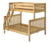 Bennett Natural Twin XL over Full XL Bunk Beds
